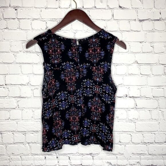 Black Printed Sleeveless Swing Tank XS‎ - Picture 2 of 6